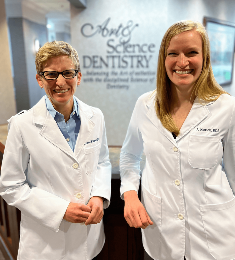 female-dentist-woodbury-Dr-Renee-Kinney-Dr-Allison-Kassen-art-science-family-dentistry